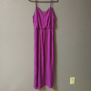 Purple maxi dress